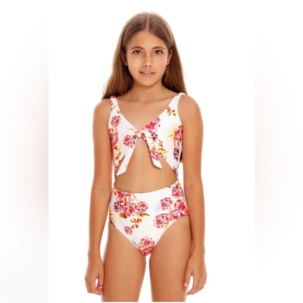 AGUA BENDITA KIDS Ruby Oazze One Piece  Swimsuit NWT Size 2